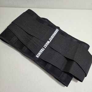 Chongerfei Waist Trainer Belt Women 2XL Black Adjustable Compression Sweat Band